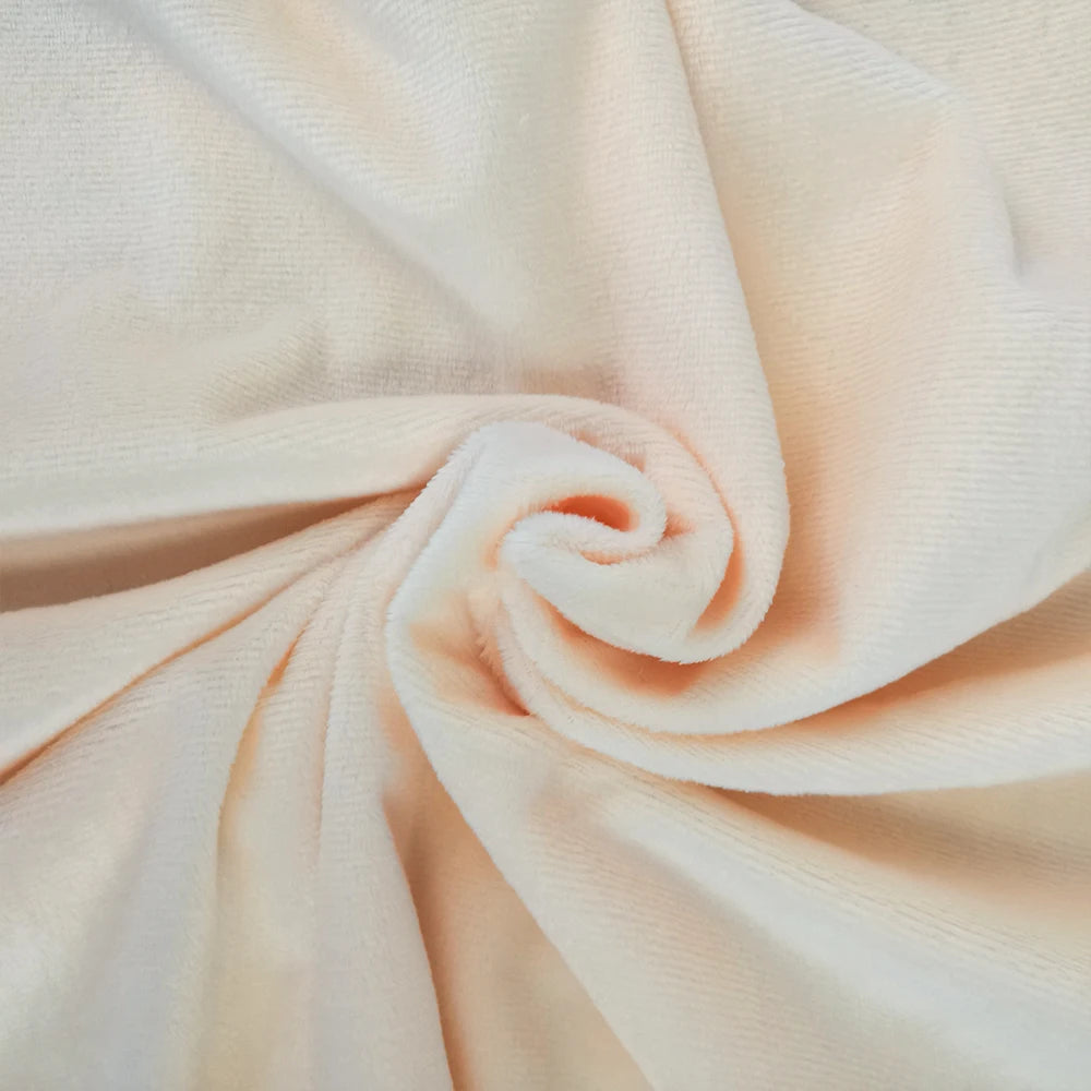 Mjuk plyschtyg 40×25 cm – flanelltyg för sömnad & leksaker