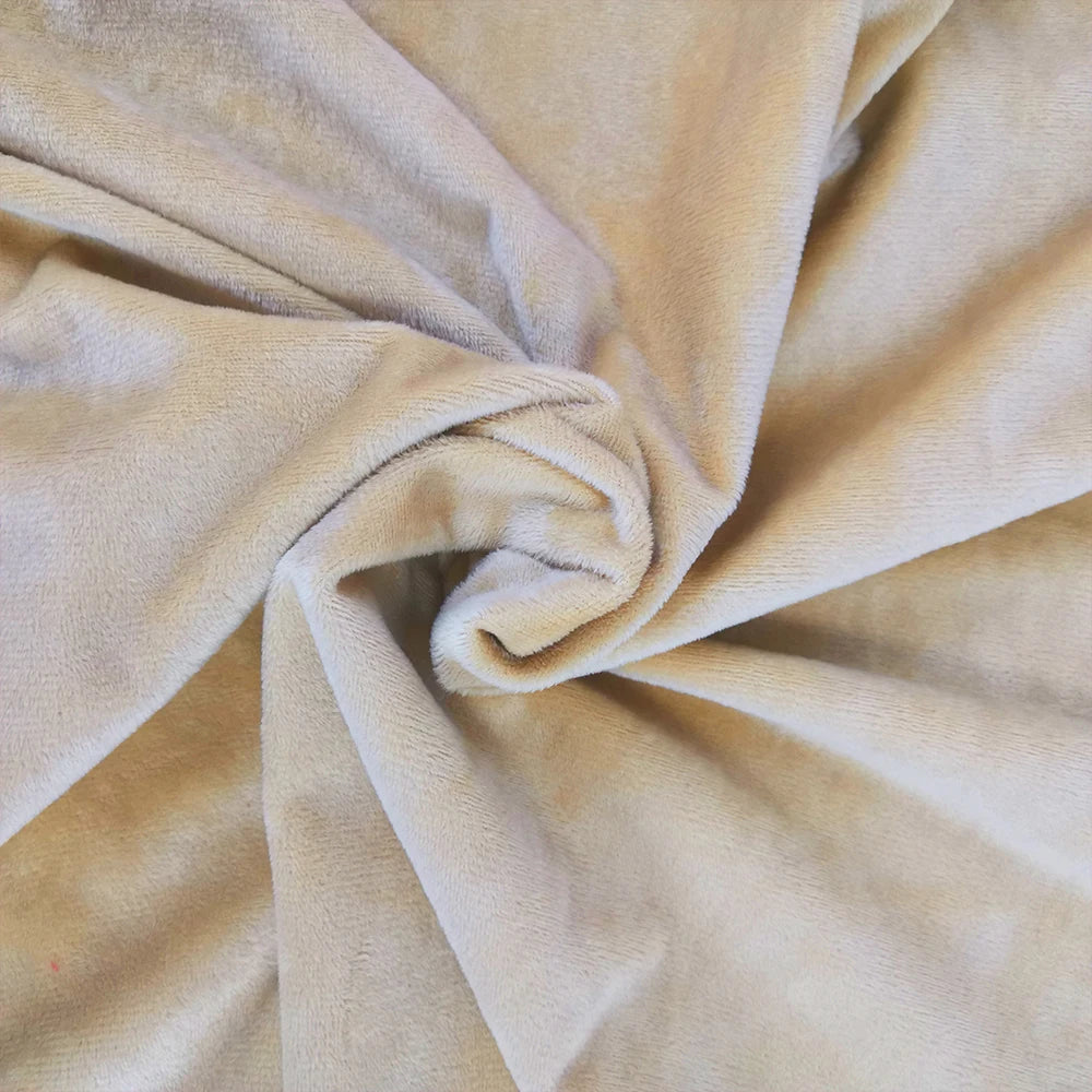 Mjuk plyschtyg 40×25 cm – flanelltyg för sömnad & leksaker