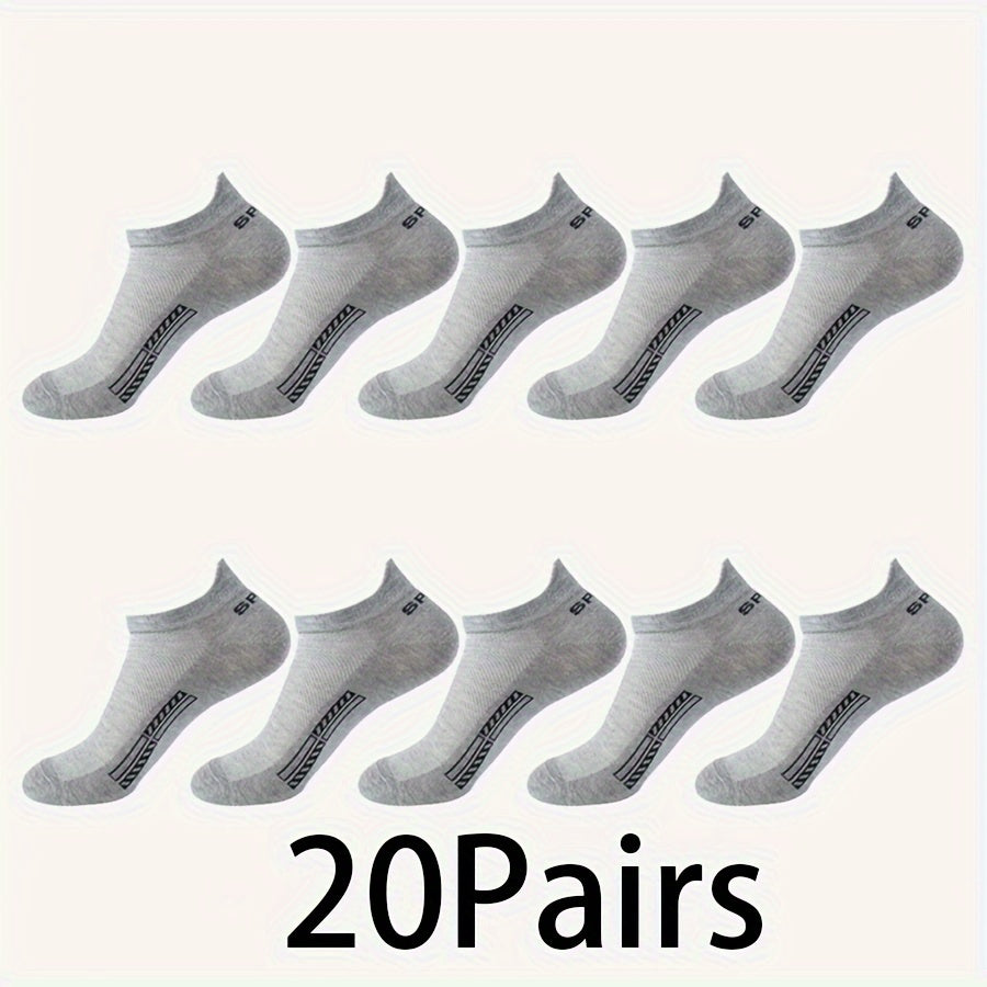 10-pack Låga Sportstrumpor – Unisex & Andas