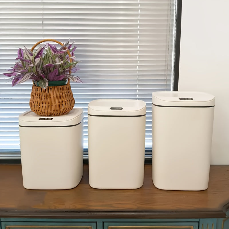 Smart Soptunna med Tyst Stängning – Luktfri & Batteridriven