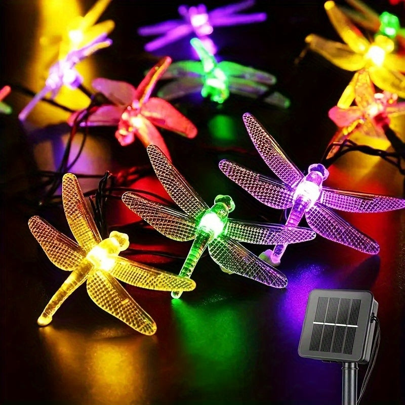 FjärilsLjusslinga™ – Solcellsljusslinga med 20 LED