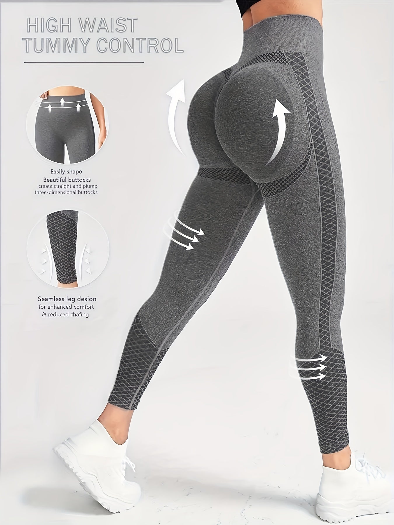 KompressionsLeggings™ – Tights med Magkontroll för Kvinnor