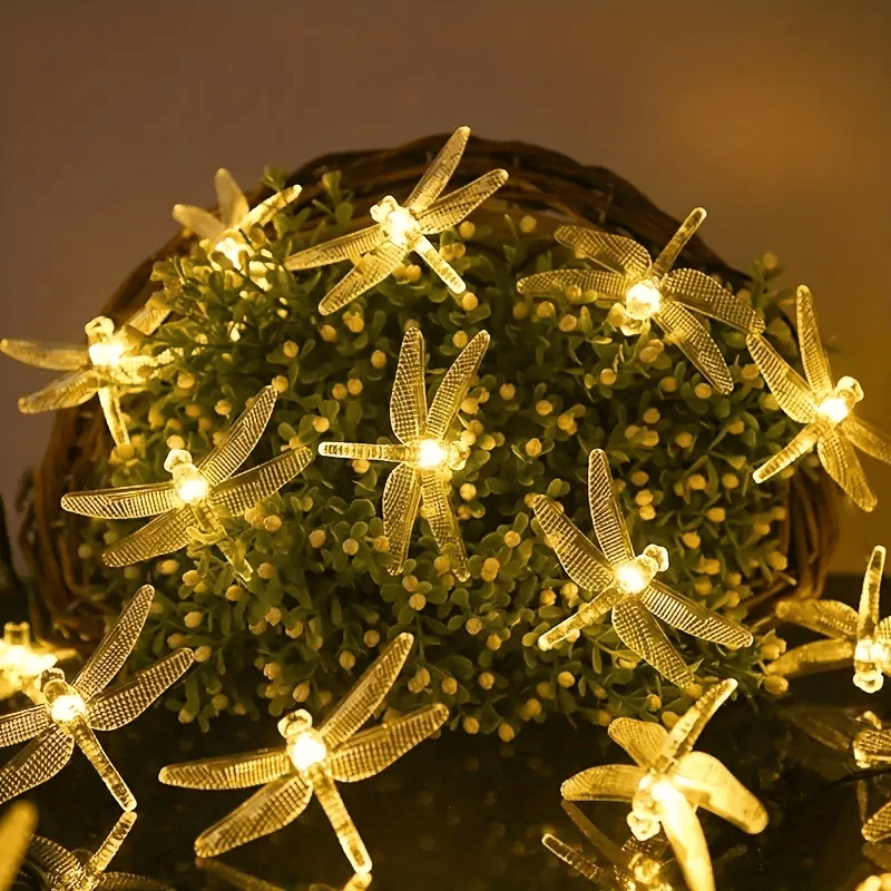 FjärilsLjusslinga™ – Solcellsljusslinga med 20 LED