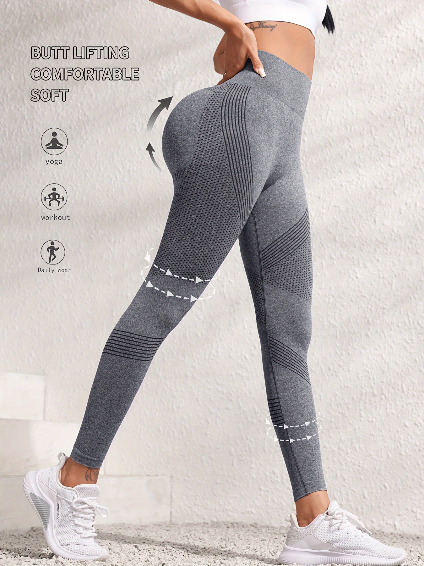 YogaLeggings™ – Högmidjade Träningsleggings för Kvinnor