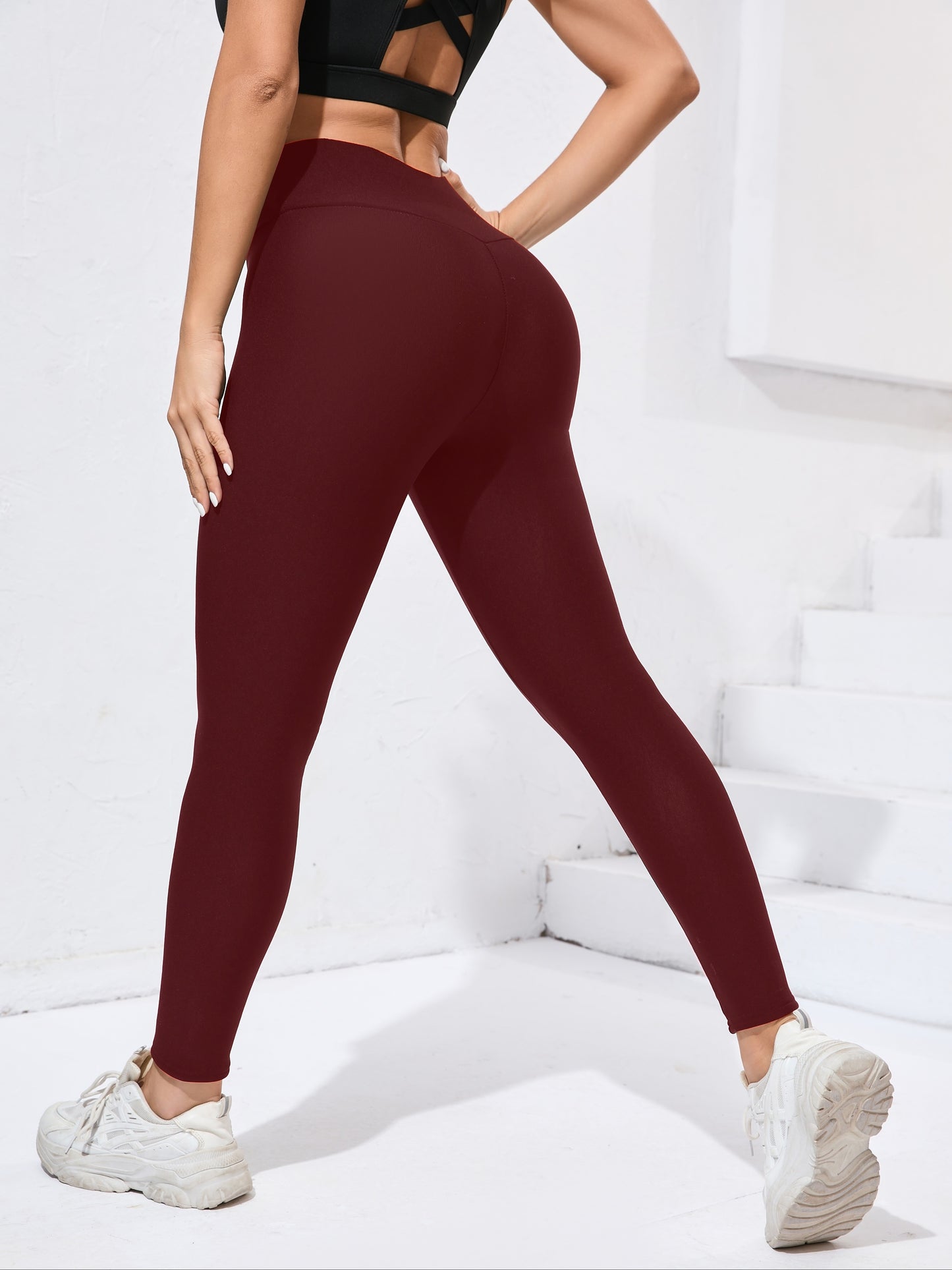 Yoga leggings dam – värmande & elastiska