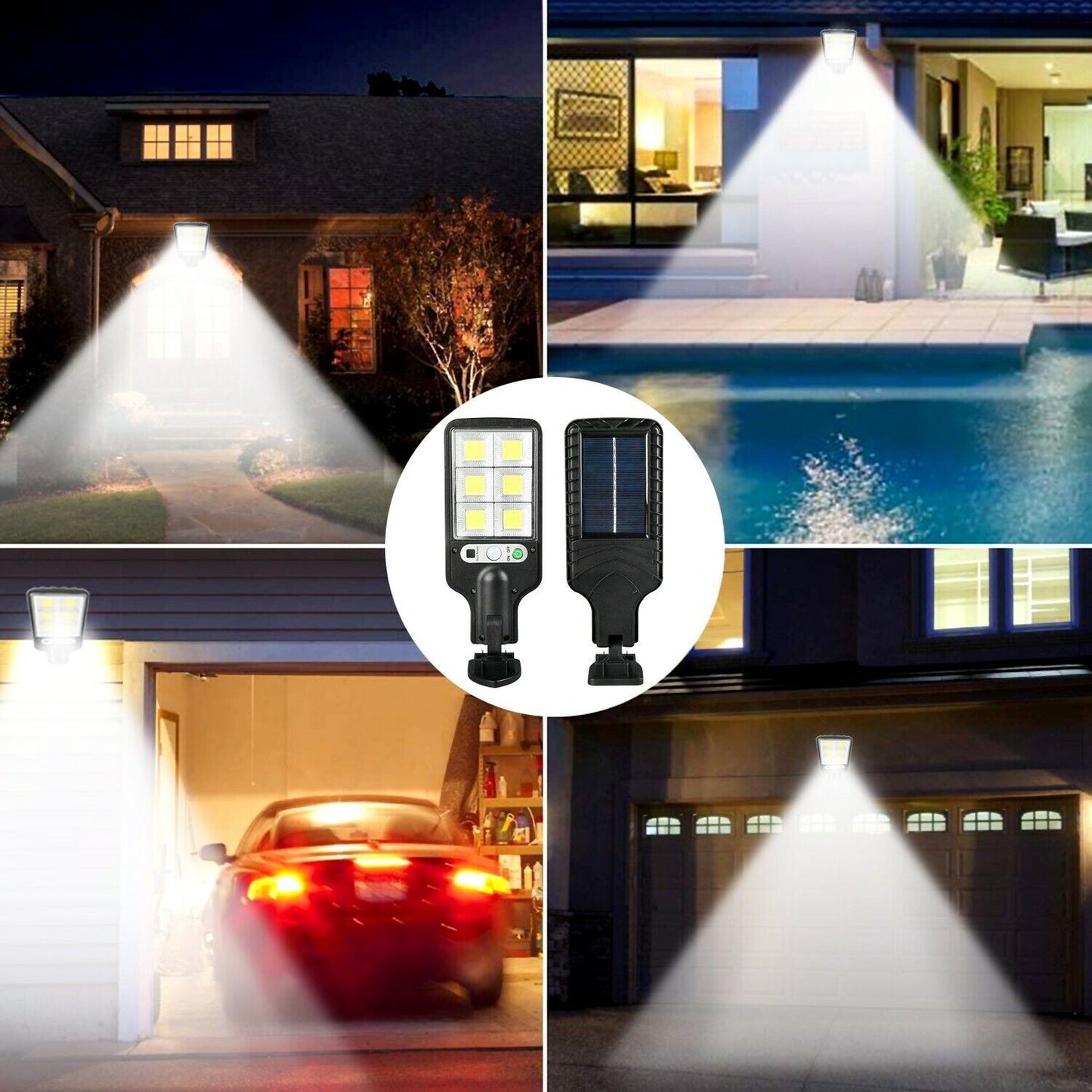SolLampa™ – LED Solcellsrörelsesensor för Utomhus