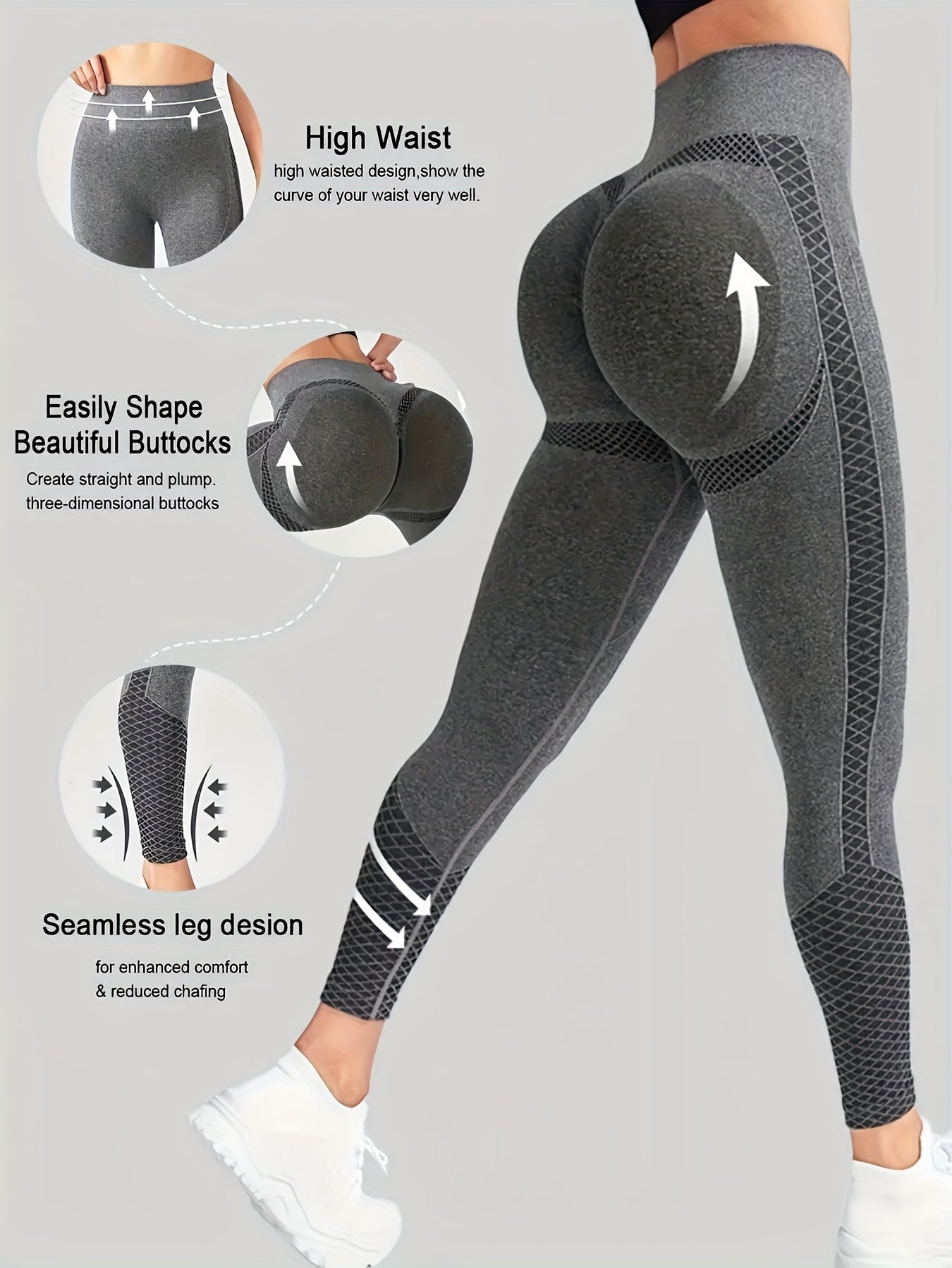 KompressionsLeggings™ – Tights med Magkontroll för Kvinnor
