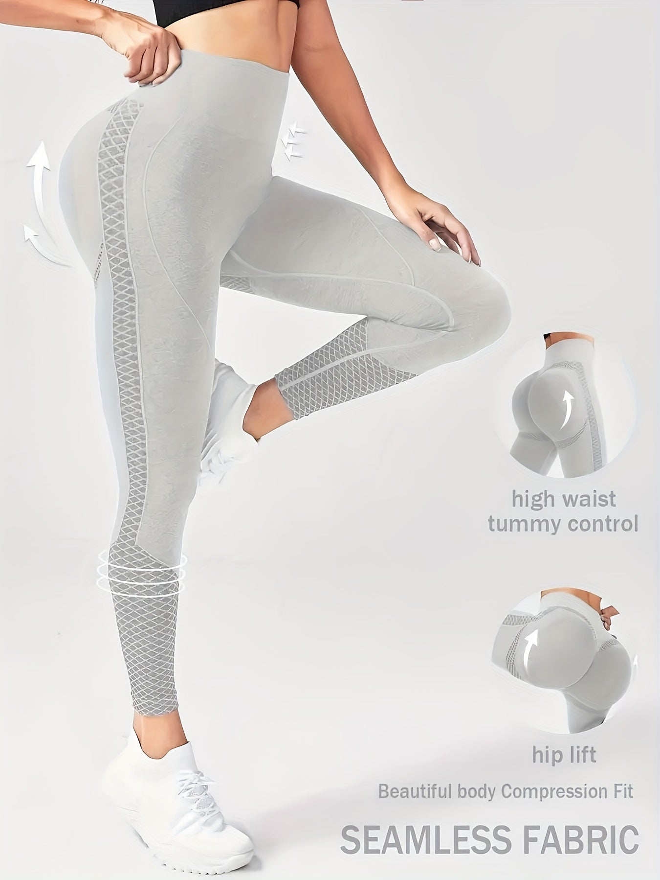 KompressionsLeggings™ – Tights med Magkontroll för Kvinnor