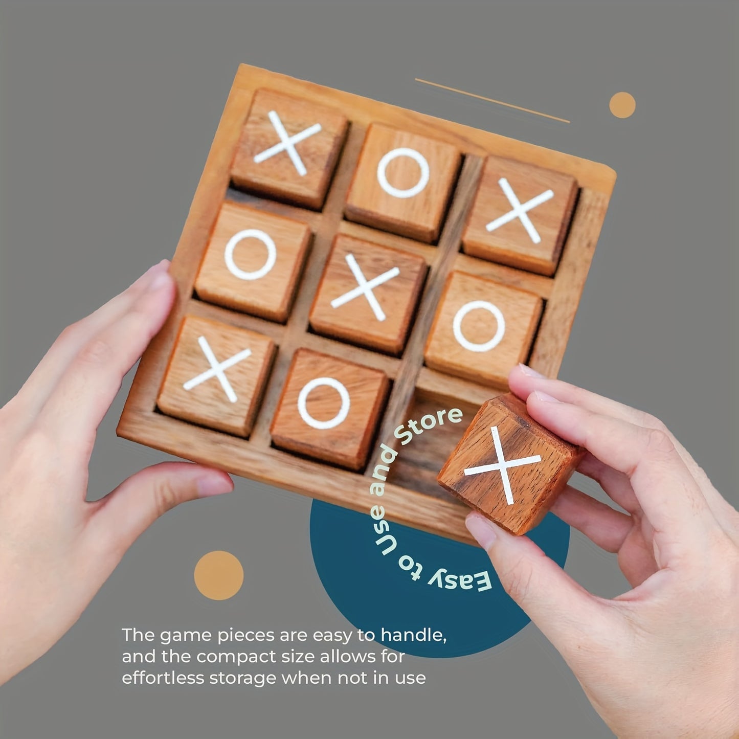XOBrädspel™ – Klassisk Träspel för Vuxna & Familj