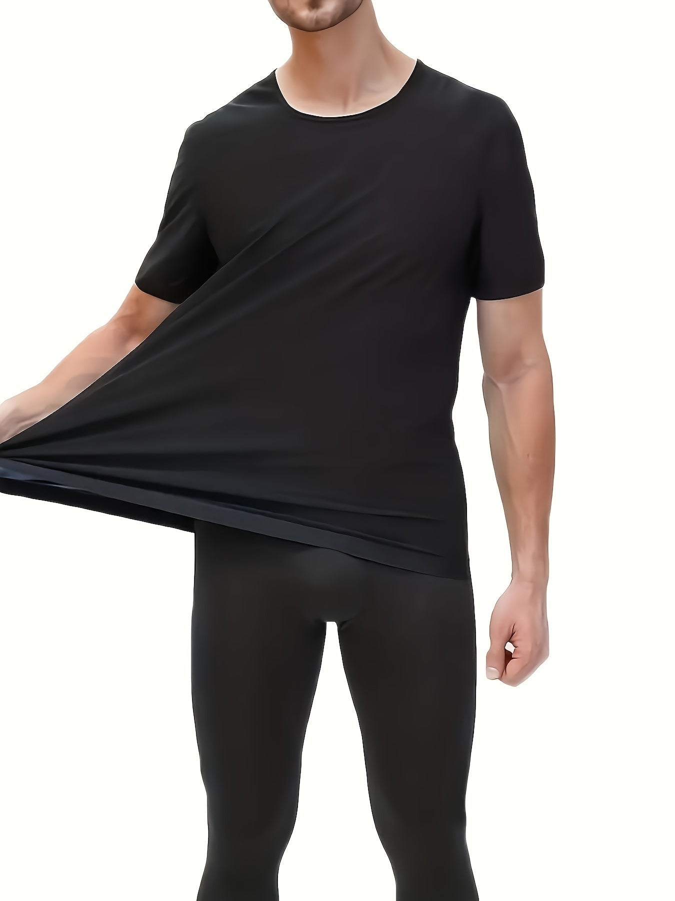 Svett T-shirt™ – Herr T-shirt med Fukttransporterande Material