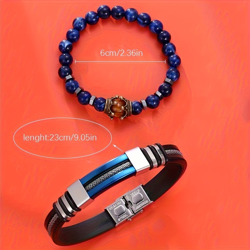 Klockset Emil (3 herrklockor i lyxig design med armband)