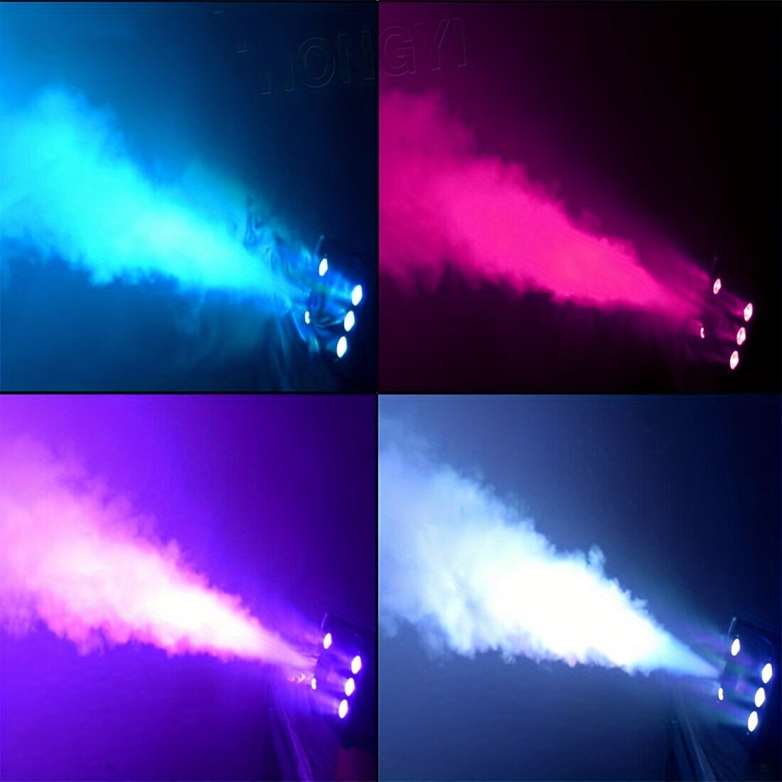 Rökmaskin med RGB LED-lampor för Fest och Teater