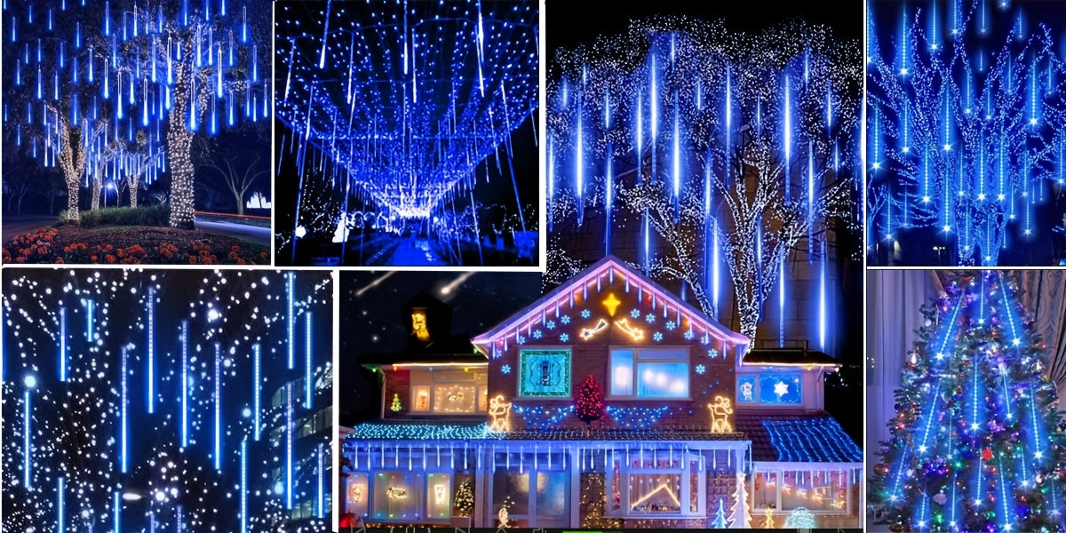 MeteorLjusSol™ – LED Ljusslinga med Solcell och Effekter