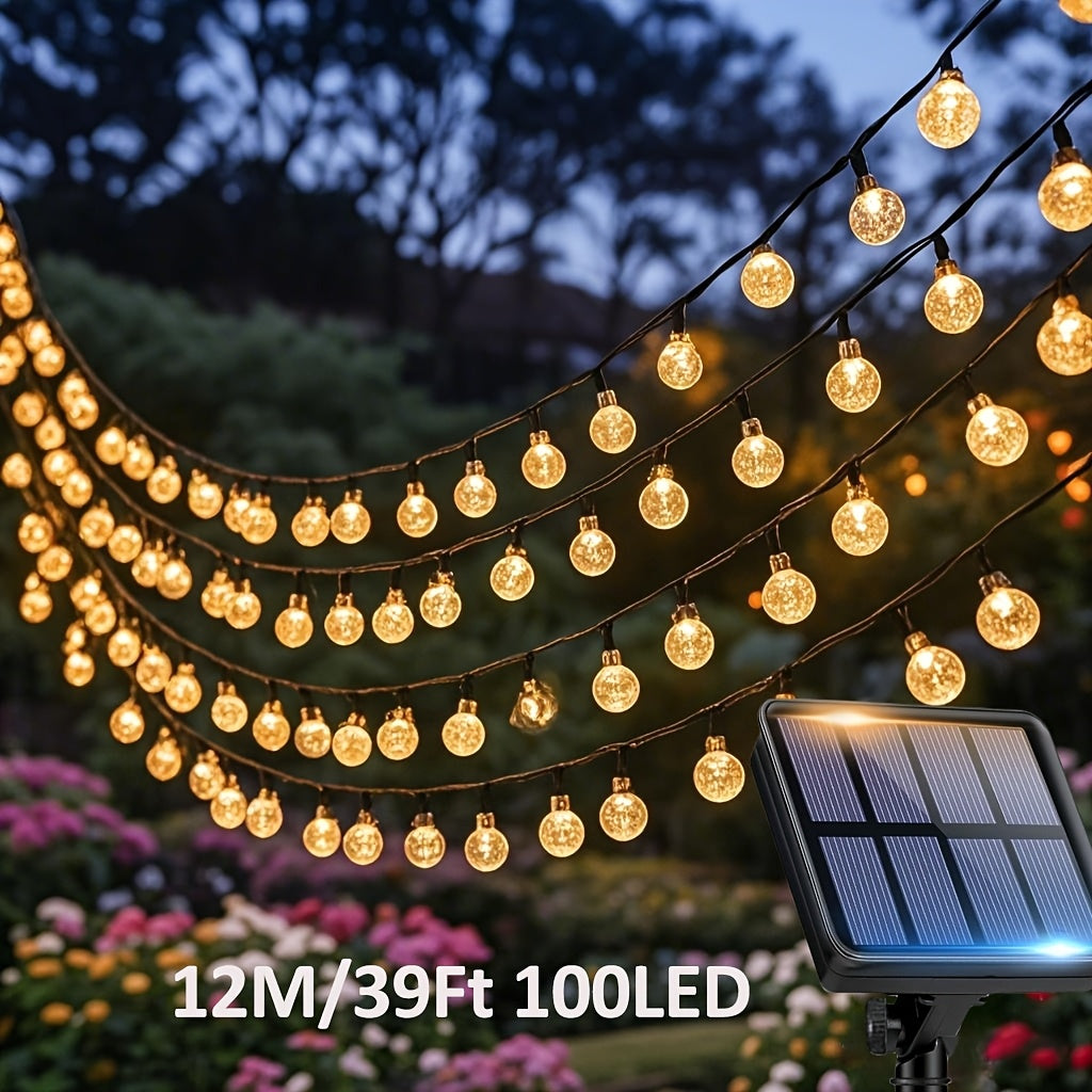 SolarUtomhusljus™ – Färgvarma LED Ljusslingor