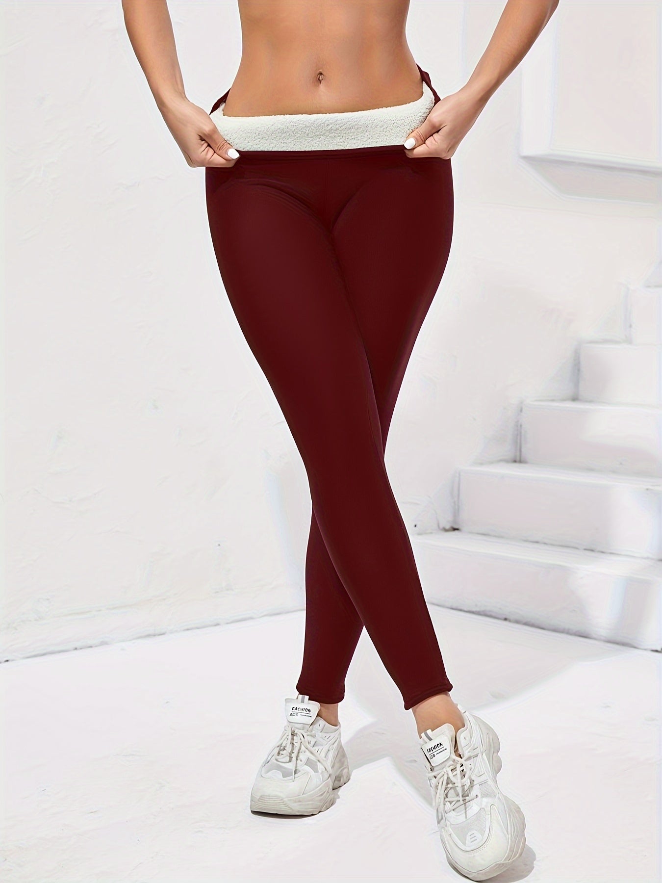 Yoga leggings dam – värmande & elastiska