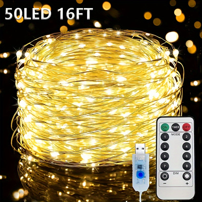 USB FairyLights™ – 20m LED Ljusslinga med Fjärrkontroll