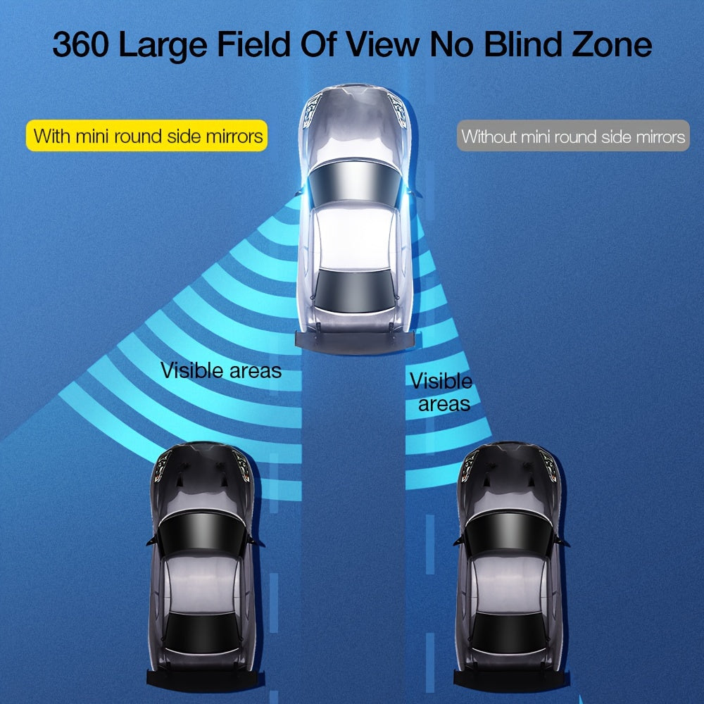 2-pack Roterbara Blindzonsspeglar
