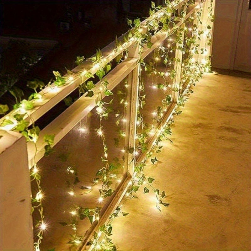 IvyLjusSol™ – 50/100 LED Solcellslinga för Trädgård