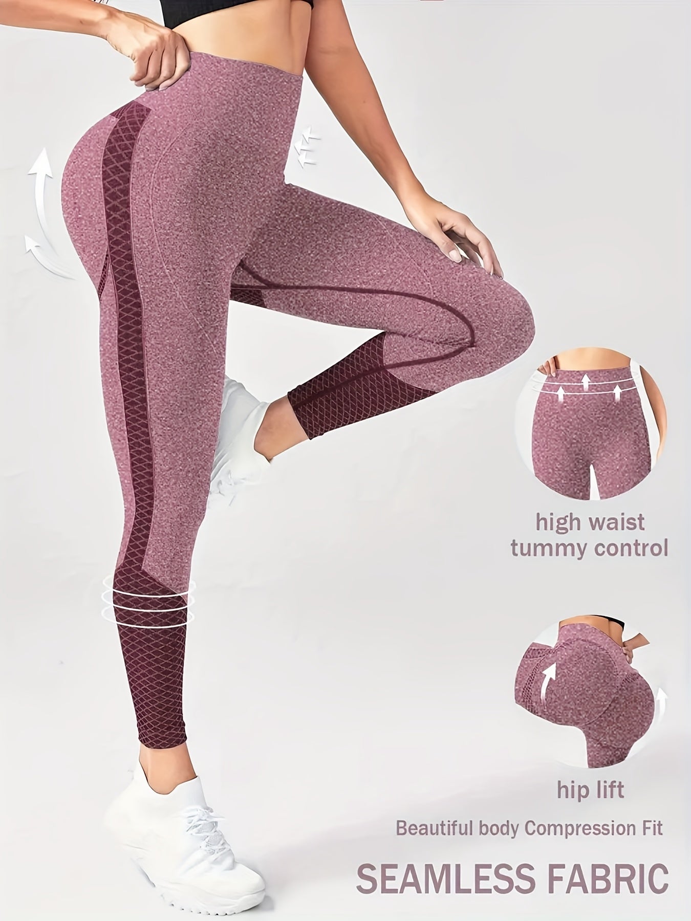 KompressionsLeggings™ – Tights med Magkontroll för Kvinnor