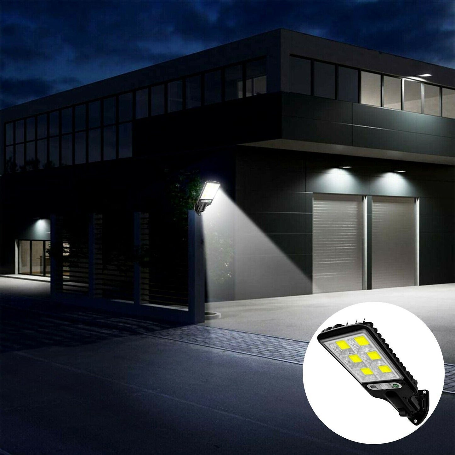 SolLampa™ – LED Solcellsrörelsesensor för Utomhus