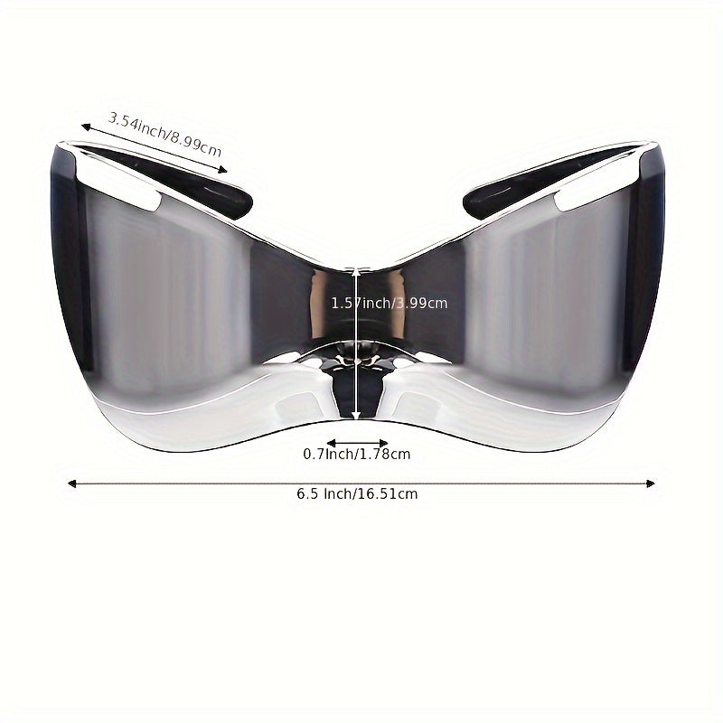 Y2K retro glasögon – stora modeglasögon