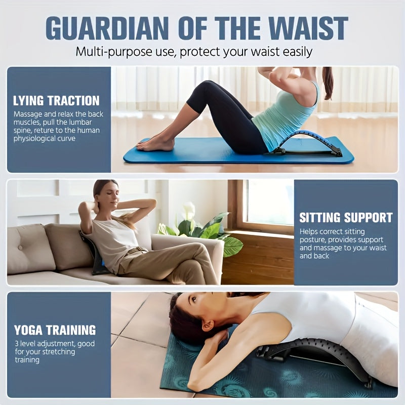 RyggstödPad™ – Justerbart Ergonomiskt Ryggstöd för Yoga