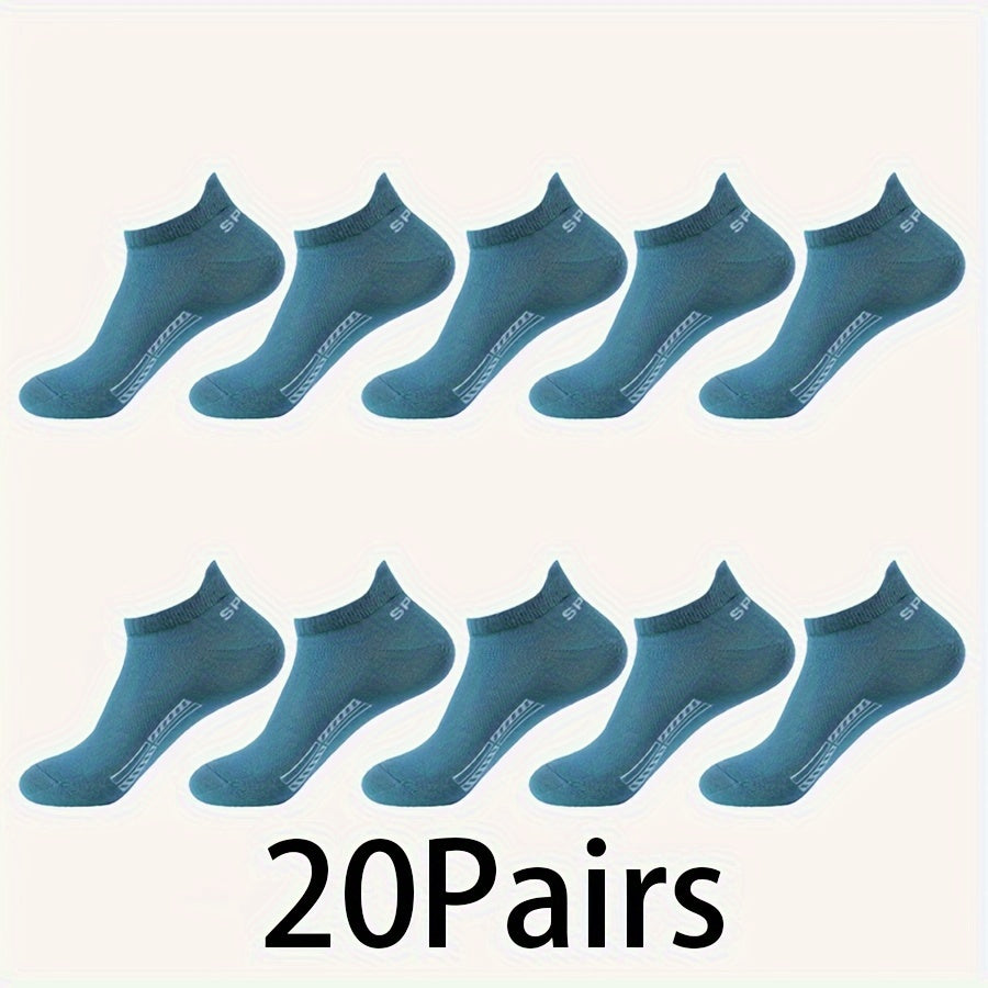 10-pack Låga Sportstrumpor – Unisex & Andas
