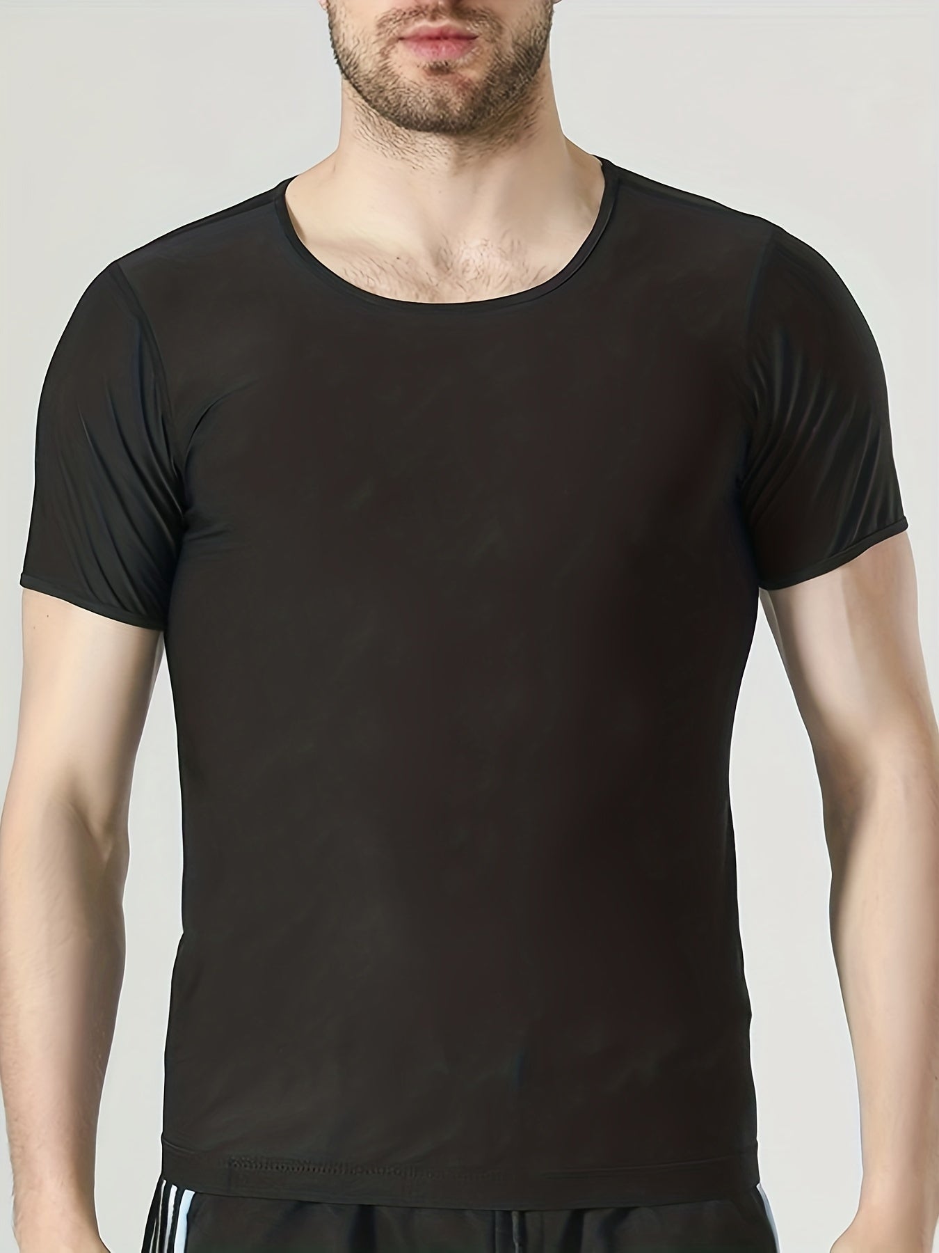 Svett T-shirt™ – Herr T-shirt med Fukttransporterande Material