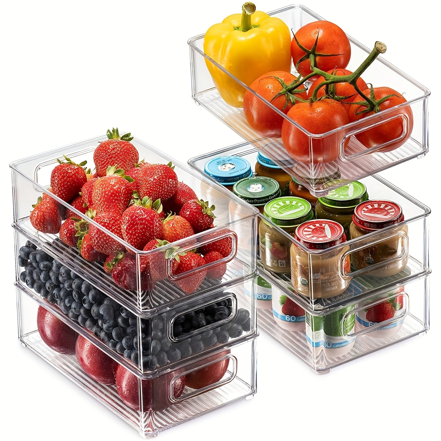 KylSmart™ – 6-pack Stapelbara Förvaringslådor