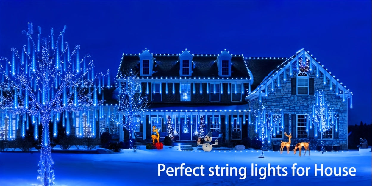 MeteorLjusSol™ – LED Ljusslinga med Solcell och Effekter