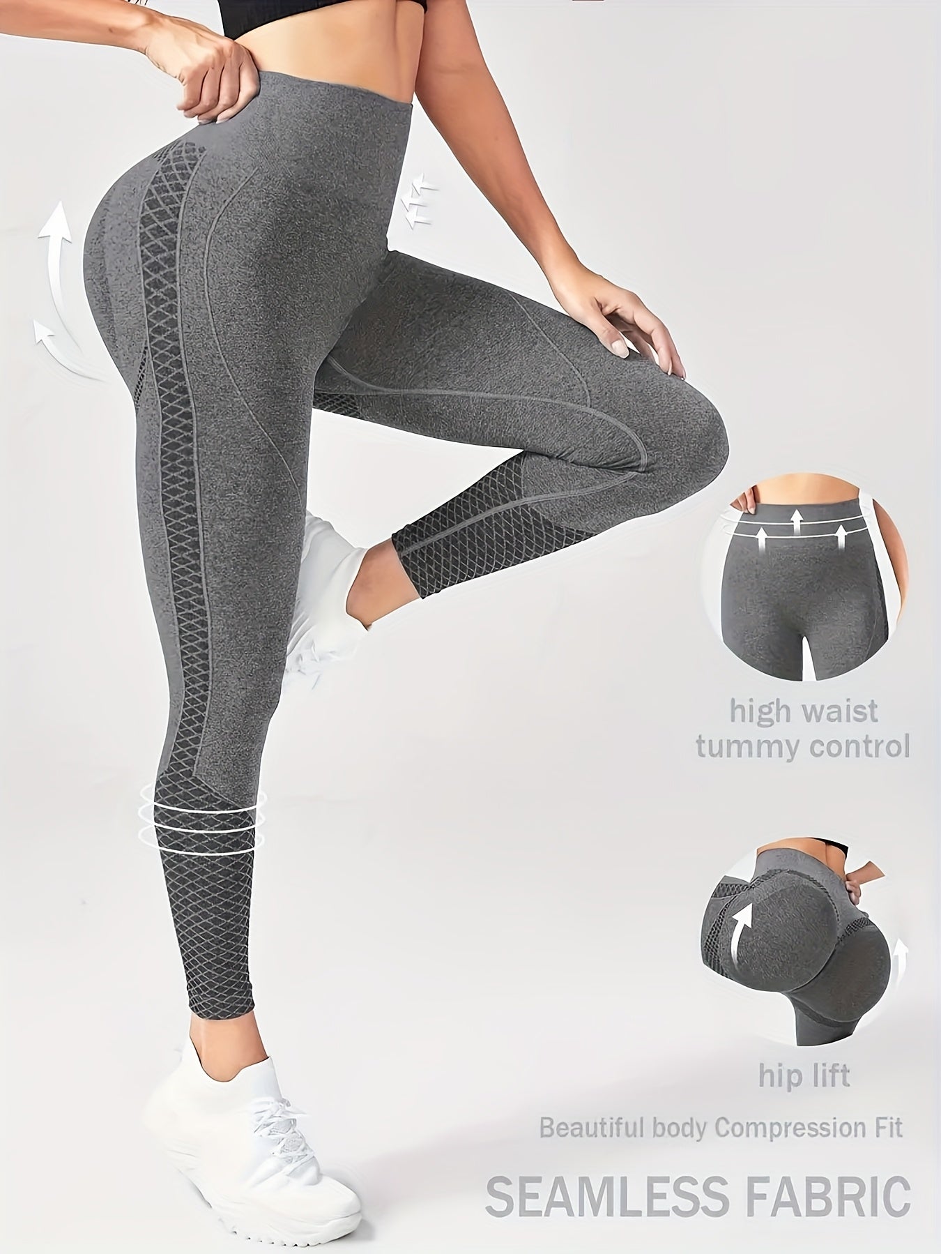 KompressionsLeggings™ – Tights med Magkontroll för Kvinnor