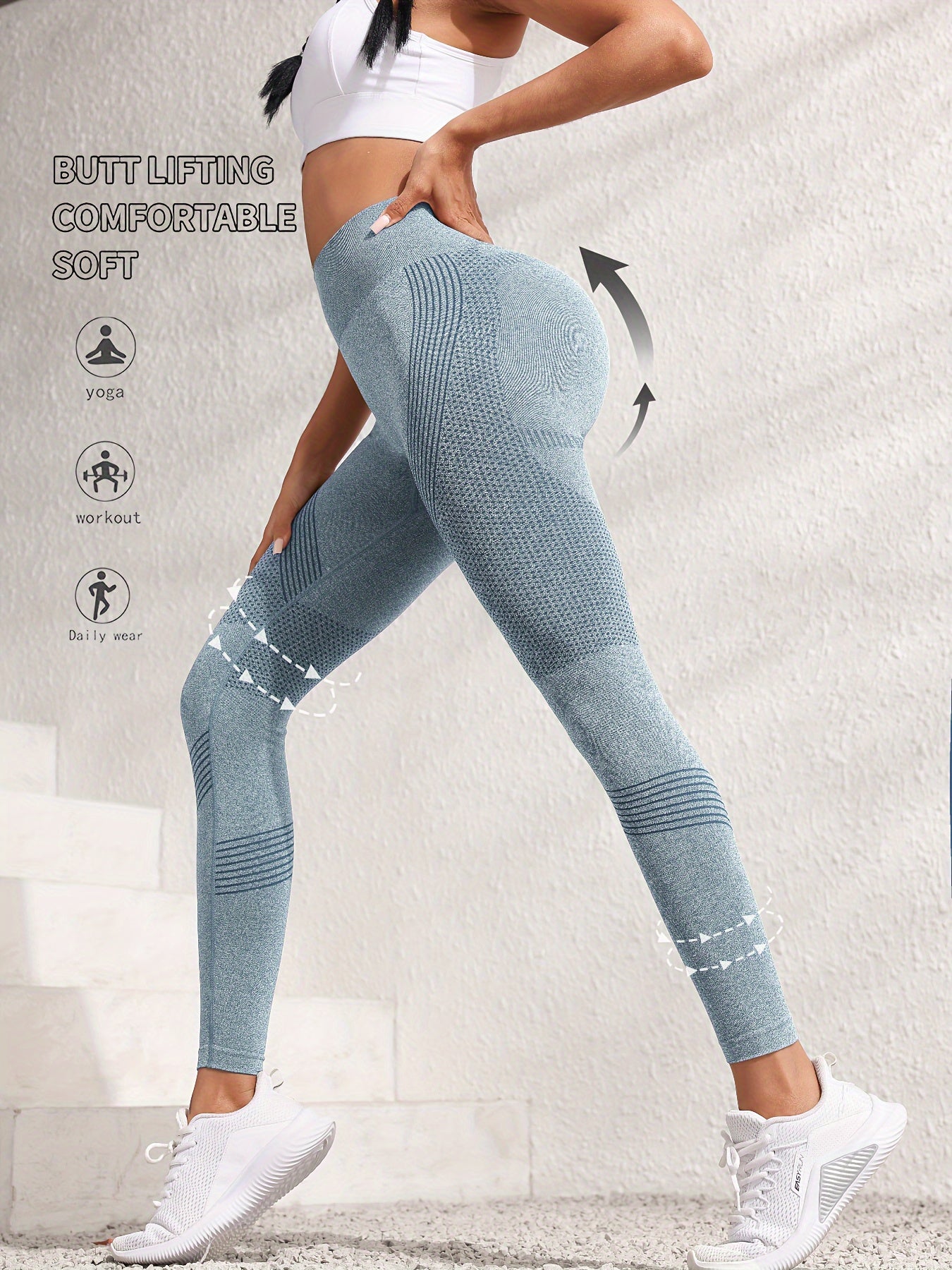 YogaLeggings™ – Högmidjade Träningsleggings för Kvinnor