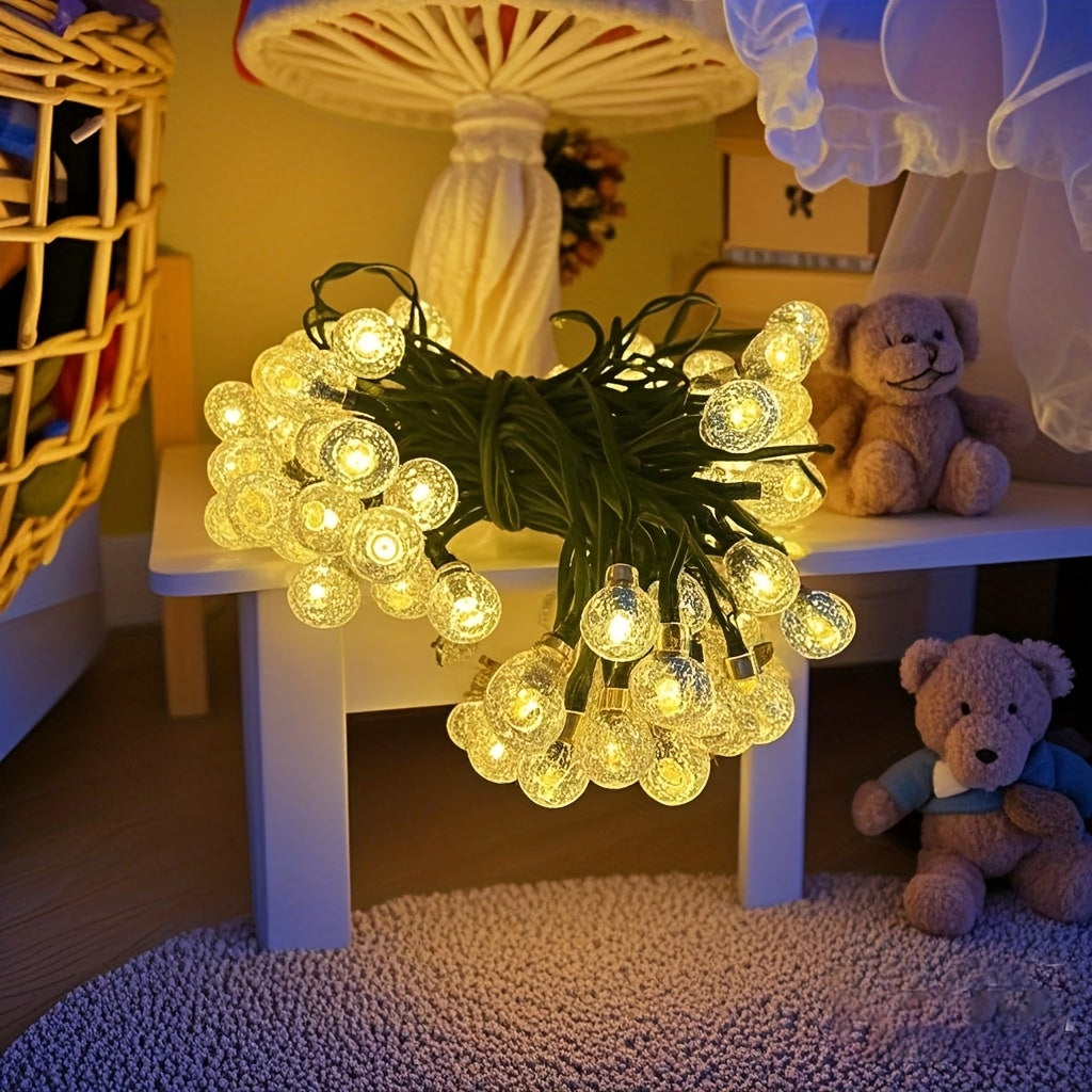 SolarUtomhusljus™ – Färgvarma LED Ljusslingor