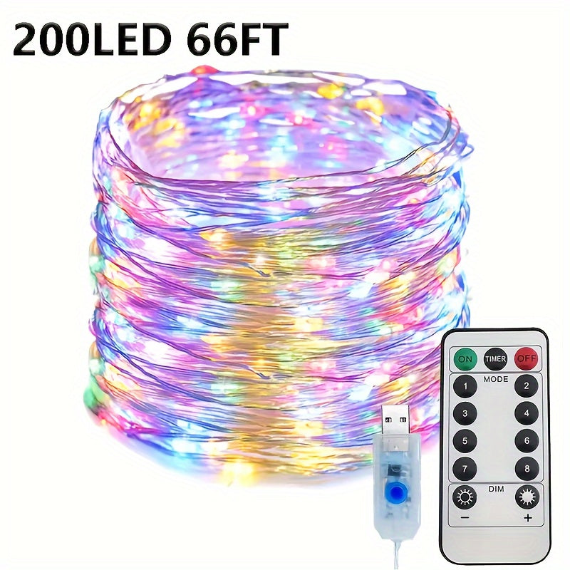USB FairyLights™ – 20m LED Ljusslinga med Fjärrkontroll