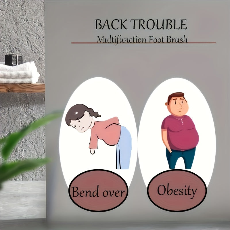 Multifunktionell Badborste med Fotmatta – Massage