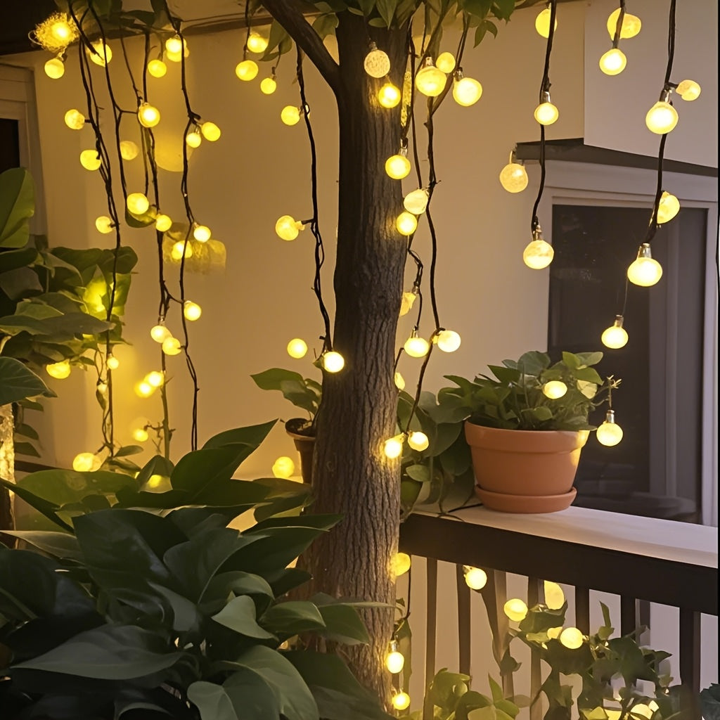 SolarUtomhusljus™ – Färgvarma LED Ljusslingor
