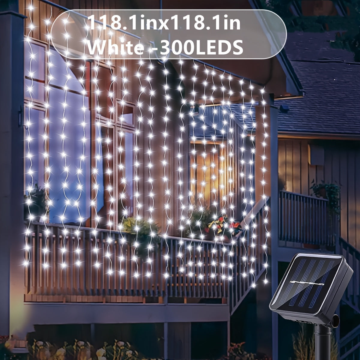 LED Gardinlampa™ – 100/200/300 LED Ljusslinga för Fest