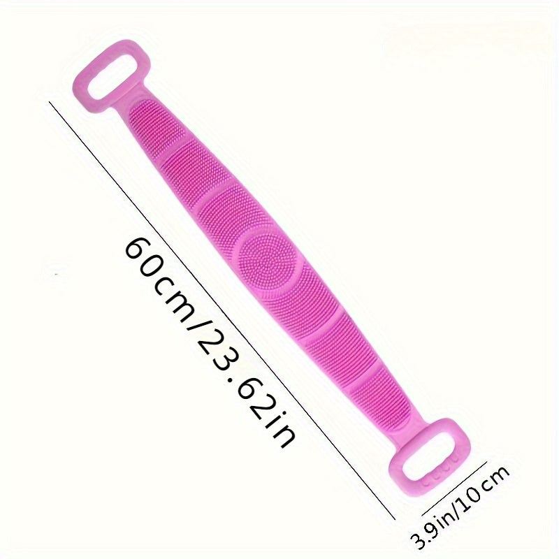 Extra Lång Silikonkroppsskrubb med Handtag