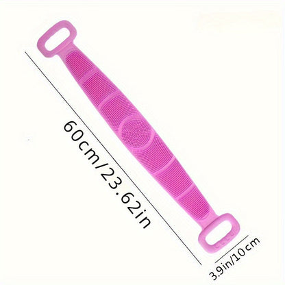 Extra Lång Silikonkroppsskrubb med Handtag