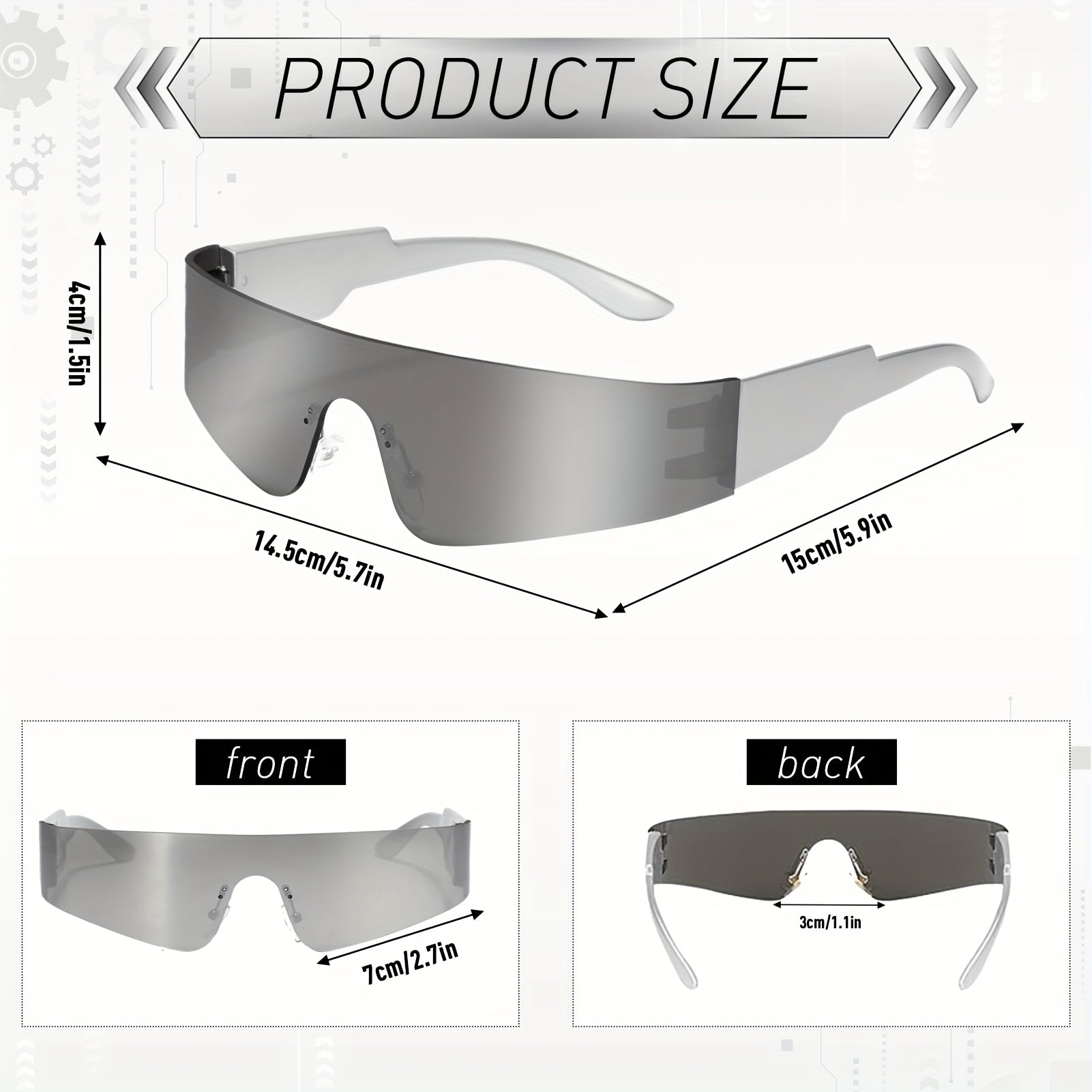 Futuristiska glasögon – techno & alien design