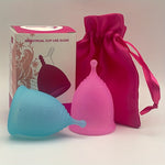 MensKopp™ Duo – Mjuk & Säker Menskopp i 2 Storlekar (12h Skydd)