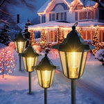 SolGångbelysning™ – 2 pakkauksen kuusikulmaiset aurinkolyhdyt