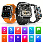 Smartklocka 1,95 tum – kompatibel med iPhone & Android