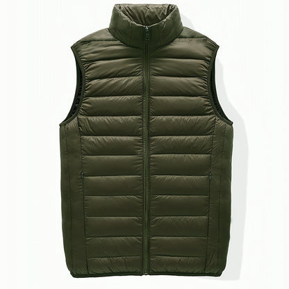 Lättviktsjacka herr – ståkrage & zip-up design för vår/höst