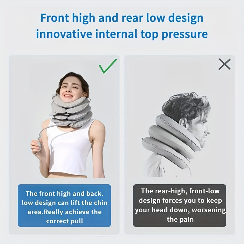 NeckEase™ – Säädettävä puhallettava niskatyyny