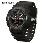 Klocka Tobias (digital herrklocka med dubbeltid, alarm & vattenskydd 50 m)