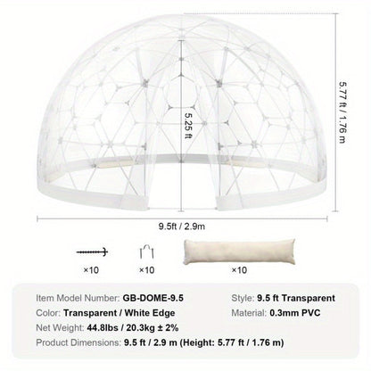 Transparent Bubbelcampingtält för Utomhusbruk