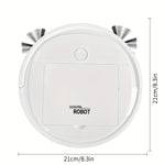 Robotdammsugare för djurhår – USB uppladdningsbar städrobot för hemmet