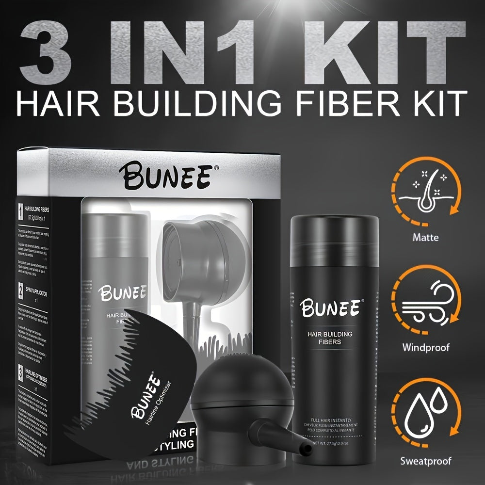 HårFiber™ – Set med Spray för Skägg & Hårbotten