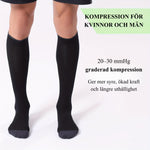 KompressionsStrumpor™ – Unisex Knästrumpor för Sport & Resa